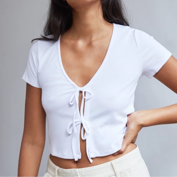 Wilfred Free Tie Front Top - Picture 2 of 2